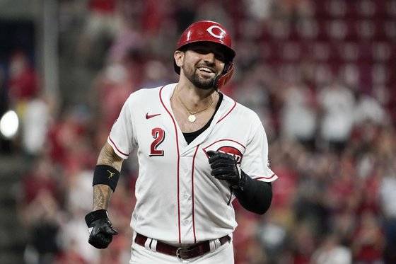 옵트아웃 가능성이 언급된 신시내티 레즈 간판 닉 카스테야노스. [AP=연합뉴스]