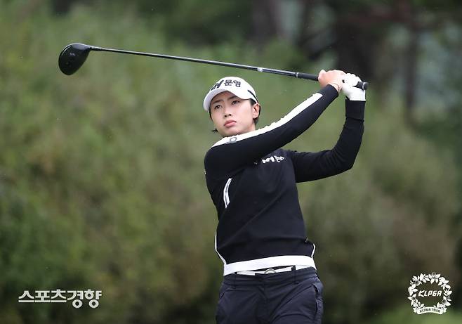 안나린이 21일 부산 기장군 LPGA 인터내셔널 부산에서 열린 미국 LPGA 투어 BMW레이디스 챔피언십 1라운드 7번홀에서 드라이버샷을 날리고 있다. ㅣKLPGA 제공