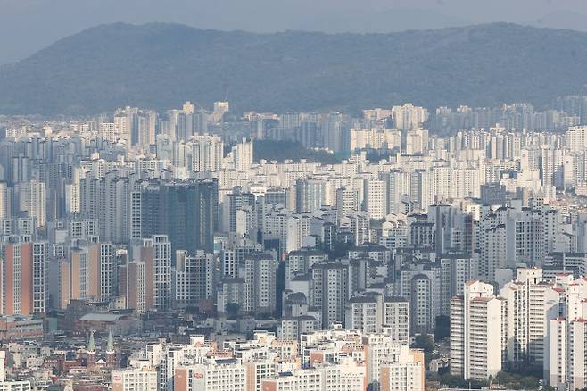 서울 남산에서 바라본 서울 시내 아파트. (사진=연합뉴스)