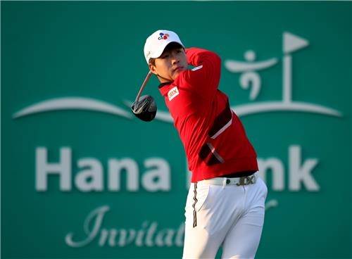 김민규의 시원한 드라이버 스윙.
[KPGA 제공]