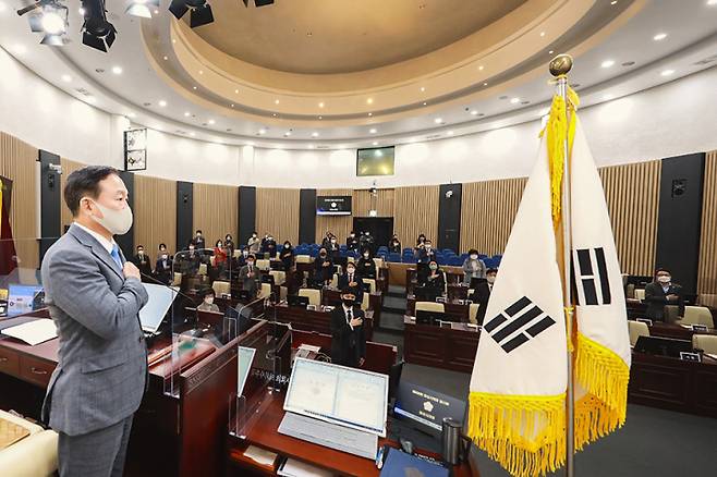 제206회 임시회 개회. / 사진제공=화성시의회
