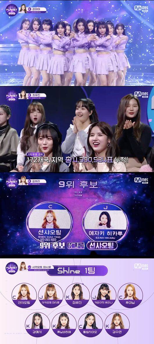 '걸스플래닛' 방송화면