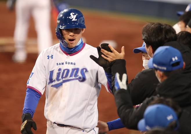 삼성 라이온즈의 구자욱.(삼성 라이온즈 제공)© 뉴스1