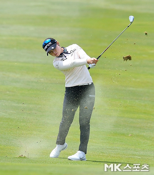 LPGA BMW 레이디스 3라운드에서 단독 1위를 질주했다. 사진=천정환 기자