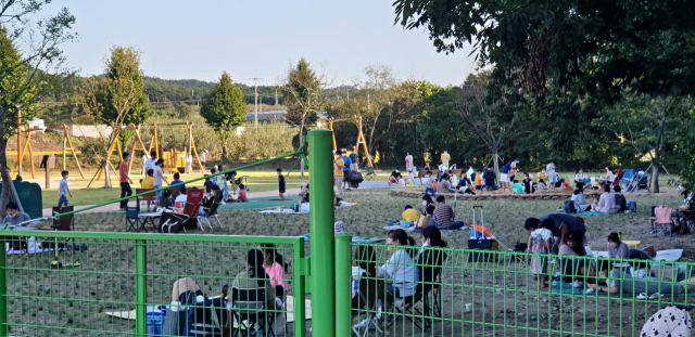 ▲ 보현산녹색체험터 야외 놀이시설 ⓒ 영천시