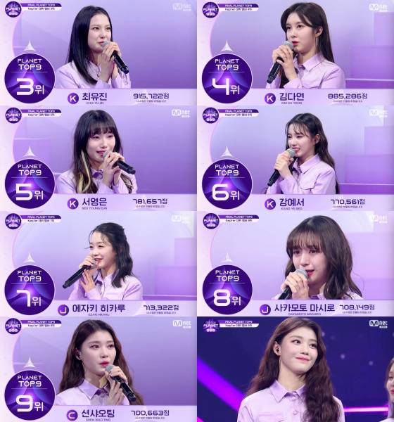 /사진=Mnet '걸스플래닛999 : 소녀대전' 방송화면 캡처