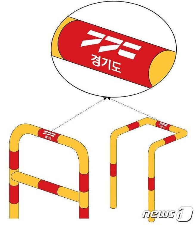 경기지역 소화전 보호대가 경기도 대표 상징물을 활용한 하나의 디자인으로 탈바꿈한다./© 뉴스1