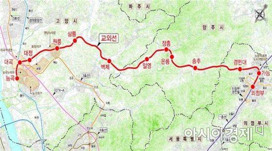 교외선 노선도 [경기도]