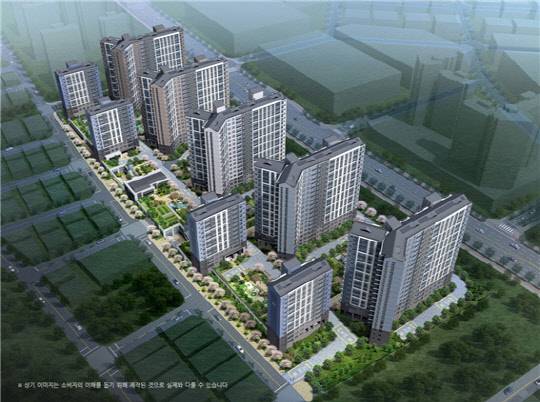 '호반써밋 스마트시티'(가칭) 조감도. <호반건설 제공>