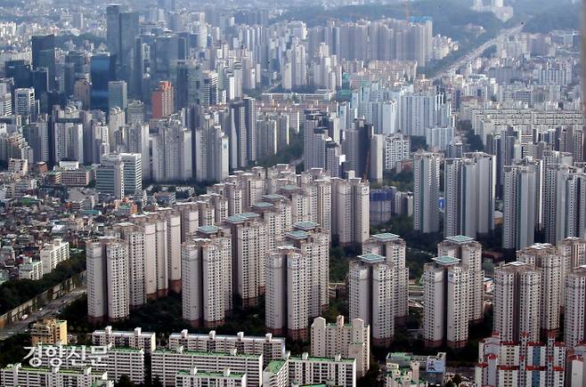 강남의 아파트 단지 /김기남 기자