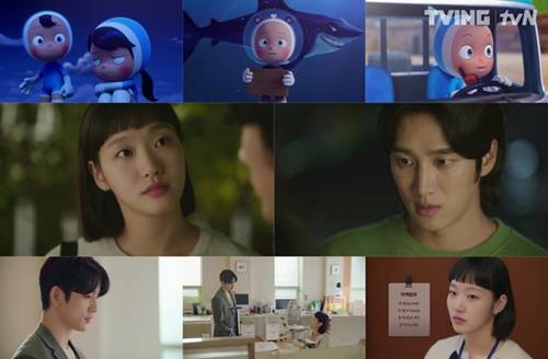 ‘유미의 세포들’ 안보현 김고은 사진=‘유미의 세포들’ 캡쳐