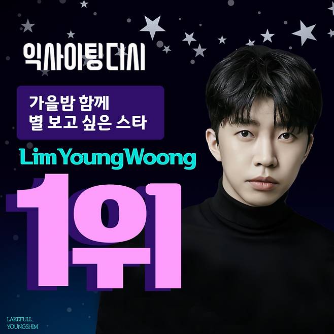 별빛 같은 나의 히어로..임영웅, '가을밤 함께 별 보고 싶은 스타'