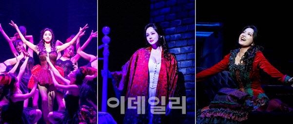 ‘루시’ 역의 윤공주, 아이비, 선민(사진=오디컴퍼니)