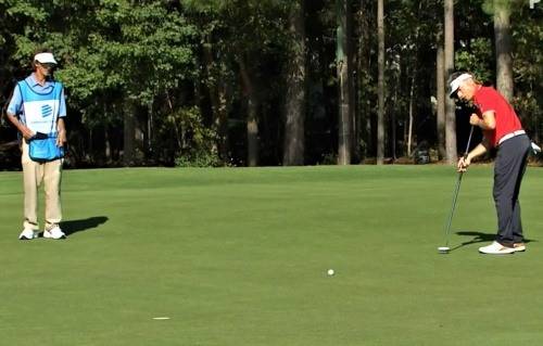 베른하르드 랑거가 마지막 홀에서 버디 퍼트를 넣으면서 연장전에 들어갔다. [사진=PGA투어]