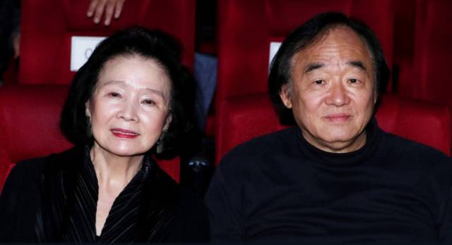 배우 윤정희(왼쪽)와 피아니스트 백건우 부부. [연합]