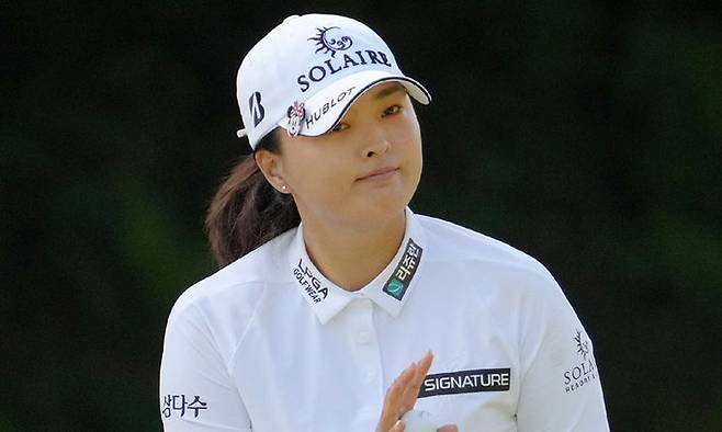 고진영이 24일 부산 기장군 LPGA 인터내셔널 부산에서 열린 LPGA 투어 BMW 레이디스 챔피언십에서 우승을 차지, 한국 선수 200승의 쾌거를 이뤘다. 사진은 이날 경기 중인 고진영. BMW코리아 제공
