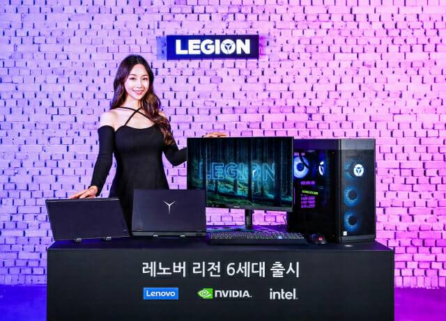 한국레노버가 게임용 PC '리전 6세대' 신제품 5종을 국내 출시했다. (사진=한국레노버)