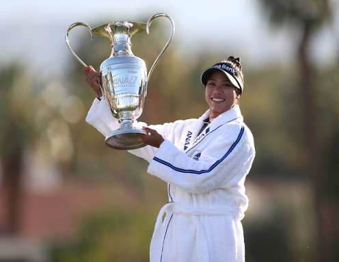 2021년 미국여자프로골프(LPGA) 투어 신인상을 차지한 태국의 패티 타바타나킷. 사진은 메이저 대회 ANA 인스퍼레이션에서 우승했을 때 모습이다. 사진제공=Getty Image_LPGA