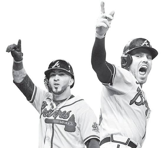 에디 로사리오(左), 프레디 프리먼(右)