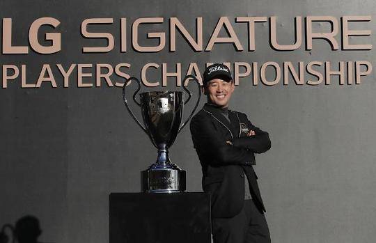 2020년 'LG SIGNATURE 플레이어스 챔피언십' 우승자 한승수.