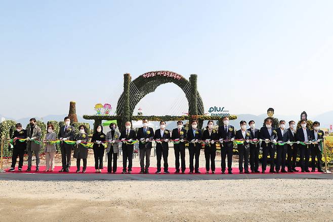 27일 개막한 마산국화축제. 창원시 제공