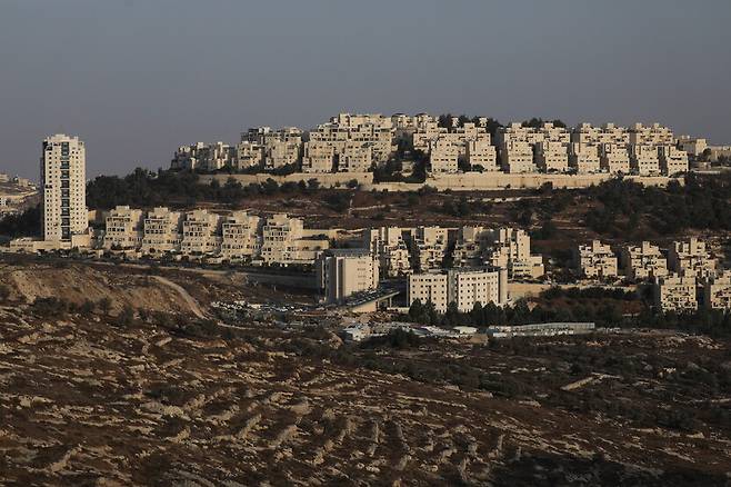 서안지구의 이스라엘 정착촌. 로이터 연합뉴스