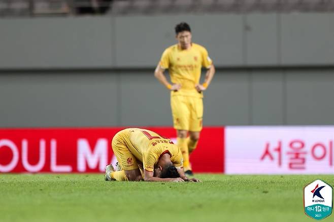 광주FC가 강등의 늪에서 탈출할 수 있을까. (한국프로축구연맹 제공)