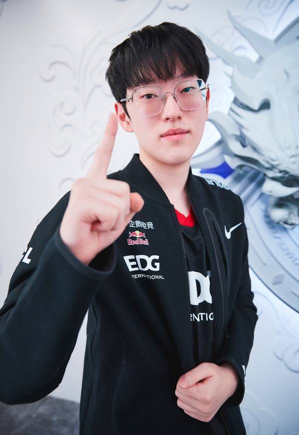 EDG 미드 라이너 '스카웃' 이예찬. 라이엇게임즈 제공