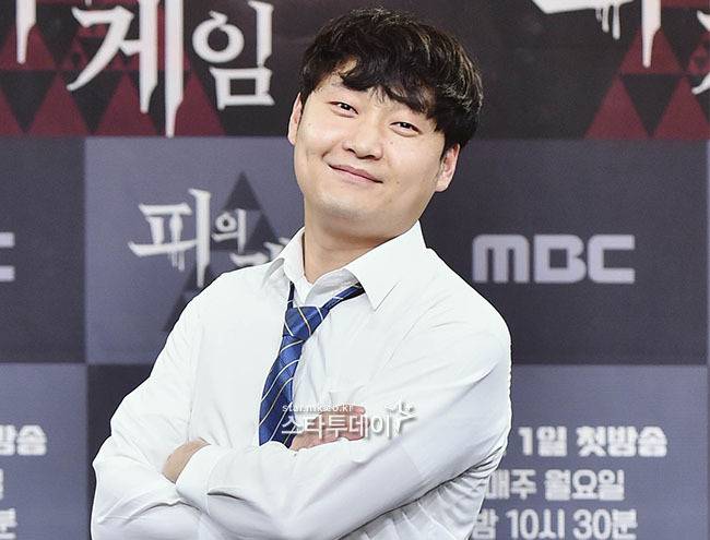 `피의 게임` 제작발표회에 참석한 진용진. 제공| MBC