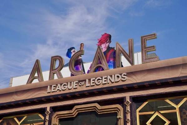 사진=라이엇게임즈 제공, '아케인' 체험 전시장