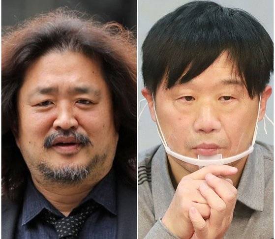 방송인 김어준(왼쪽)씨와 서민 단국대 의대 교수. 중앙포토