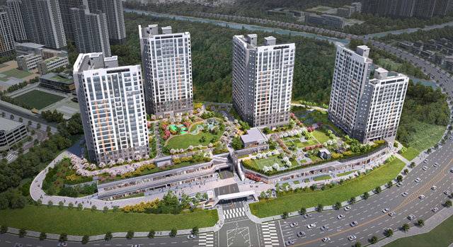 ‘화성동탄2 제일풍경채 퍼스티어’ 조감도