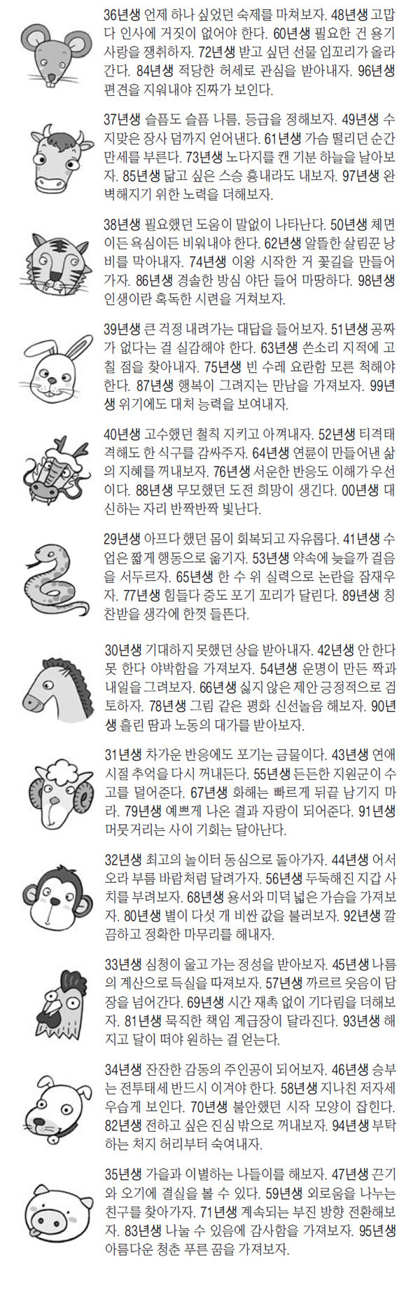 오늘의 운세 / 사진 = 매일경제