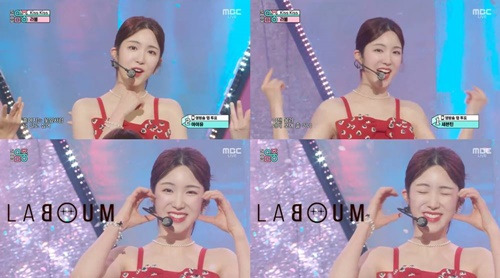 라붐(LABOUM) 진예 사진=<음악중심> 캡쳐