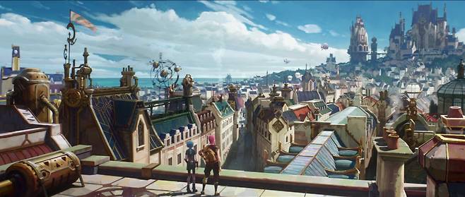 라이엇은 '아케인'을 통해 'LoL' 속 세상을 화려하게 구현했다.