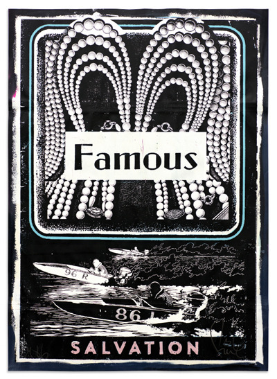 Faile의 2016년 작품 `Famous Salvation`. [사진 제공 = 롯데갤러리 / 2021 FAILE, Courtesy of Bebig and Sinit]