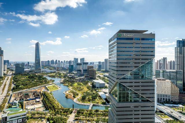 인천경제자유구역청과 국제기구 등이 입주해 있는 인천 연수구 송도국제도시 G타워의 지난달 모습. 인천경제자유구역청 제공