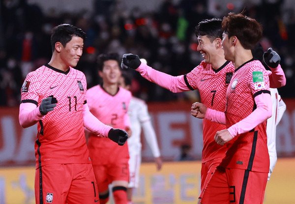 사진=연합뉴스/한국 축구 대표팀