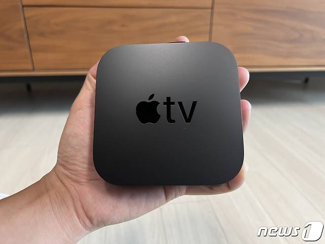 애플의 '애플TV 4K' 셋톱박스 2021.11.12./뉴스1 © News1 김정현