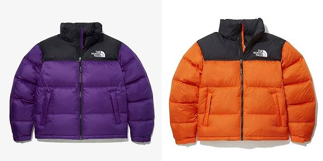 원색 색상이 돋보이는 노스페이스 눕시 재킷/사진=노스페이스 공식 홈페이지
