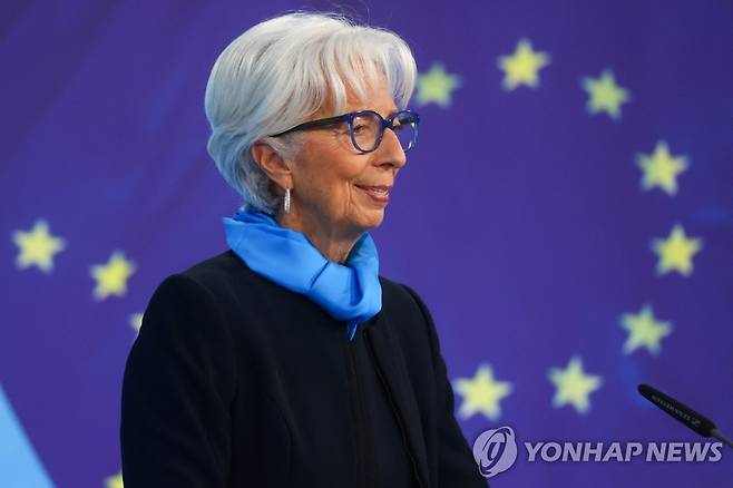 크리스틴 라가르드 ECB 총재 [로이터 연합뉴스 자료사진. 재판매 및 DB 금지]