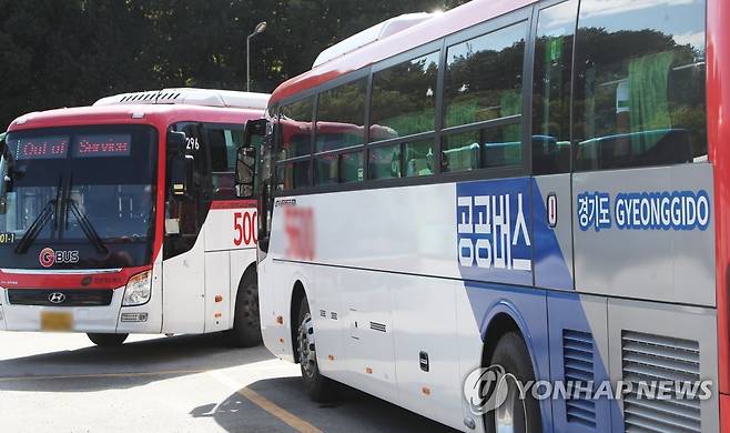 경기도 버스 파업 초읽기 [촬영 홍기원]