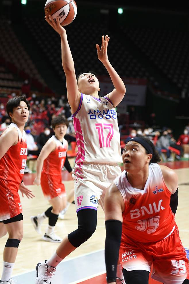 여자프로농구 용인 삼성생명의 강유림.  (사진 = WKBL 제공) *재판매 및 DB 금지