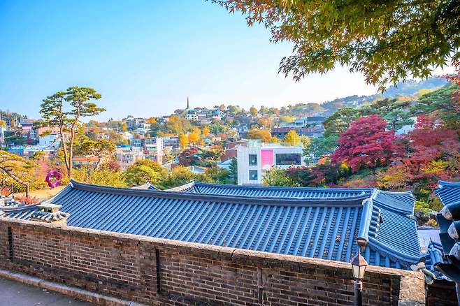 석파정 별채에서 바라본 풍경