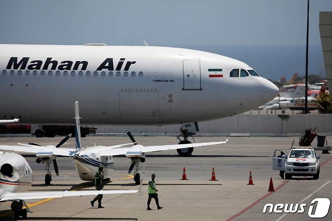 이란의 첫 민간항공사 마한항공이 21일(현지시간) 사이버 공격을 당했다. © 로이터=뉴스1 © News1 원태성 기자