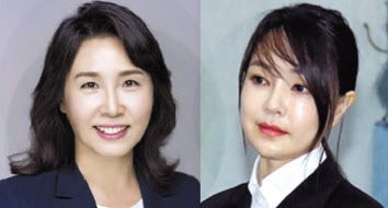 김혜경(왼쪽) 씨, 김건희 씨.