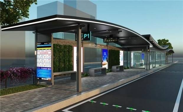 버스정류소 스마트쉼터. 사진=서울시 제공