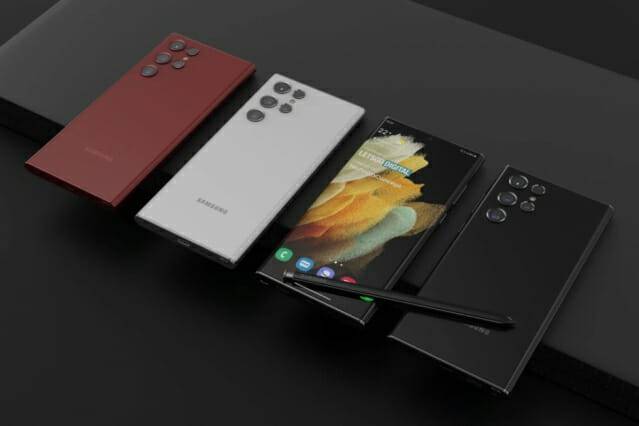 유출된 갤럭시S22울트라 컨셉 (사진=폰아레나)