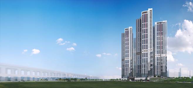 힐스테이트 천안아산역 퍼스트 투시도. /현대엔지니어링 제공