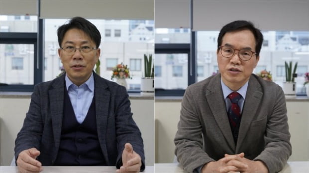 (왼쪽부터) 김영호 대표이사, 이병화 대표이사.(사진=툴젠)